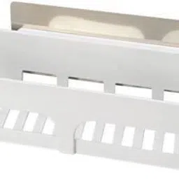 Self Adhesive Multi-Purpose Wall Hanging BATHROOM floating Shelf (PACK OF 1) Plastic Wall Shelf-image-31