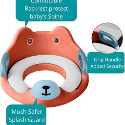 Western Toilet Potty Ring with Soft Cushion Seat Potty Seat-image-85
