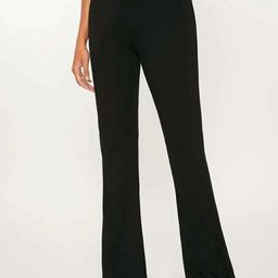 broadstar Women Flared Black Lycra Blend Trousers-picture-39