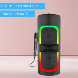FRONY Bluetooth (PORTABLE WIRELESS PARTY SPEAKER) With Karaoke Mic and RGB LightsA208 40 W Bluetooth Tower Speaker-picture-28