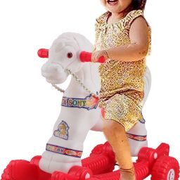 2 in 1 Baby Horse Rider with Rocker / Horse Rider for Kids kids rider and rocker Tricycle-picture-16