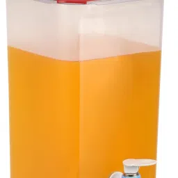 Dispenser Jar for Juice, Drink, Water With Red Lid & White Tap (7.5 Litre) Bottled Water Dispenser-image-78
