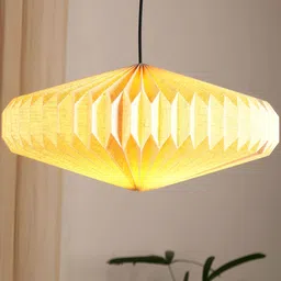 FIG Oblong 2 Off White & Black Textured Spherical Shaped Ceiling Lamp image 3