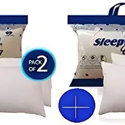 Pillow Set || Comfort And Support Pillow Microfibre Solid Sleeping Pillow Pack of 4-30