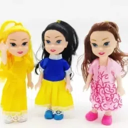 Mini Plastic Movable Joint Three Sister Dolls with Pack Of 3 Doll-picture-16