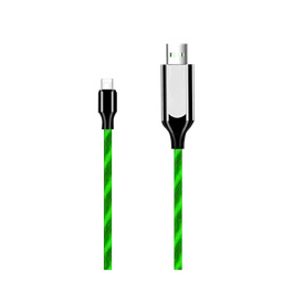 Macmerise Illume Type A to Lightning 3.3 Feet (1M) Cable (LED Light Flow, Green)-16