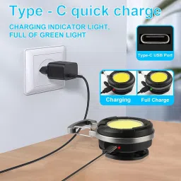 fabsports COB Emergency Flash LED light with 2 colors 6 hrs Torch Emergency Light image 4
