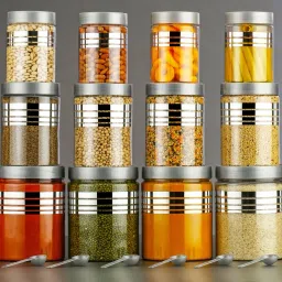 Plastic Grocery Container- 1200 ml, 650 ml, 350 ml-2