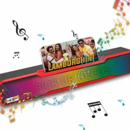 Pick Ur Needs Wireless Soundbar Speaker With RGB Light 1500mAh 7Hrs Playtime USB/Aux/TF card 10 W Bluetooth Soundbar-image-28