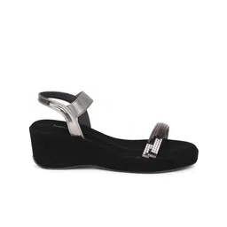 Inc 5 Embellished Party Open Toe Wedges With Backstrap image 2