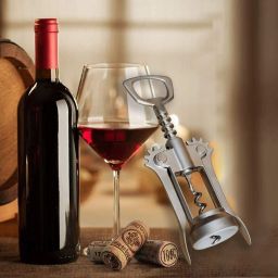 WINE OPENER Portable Stainless Steel Red Wine Opener Wine Opener Wing Type Corkscrew Bottle Openers Bottle Opener-image-7