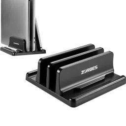 Zorbes Laptop Stand for for 17.3in Vertical MacBook Pro Stand MacBook Stand Desktop Laptops Stand Mede of Metal Laptop Stand-18