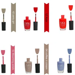 The Cosmetic Company|Glossy Finish |Long Lasting |High Shine Nail Polish For Women| Set: 6-Piece Collection-21