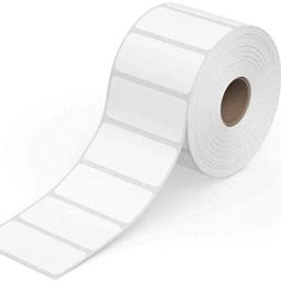 50x25 Direct Thermal Barcode Label Sticker - 2 x 1 inches - 50mm x 25mm - 1000 Labels Per Roll - White Self Adhesive Sticker for Barcoding Paper Label Paper Label-2