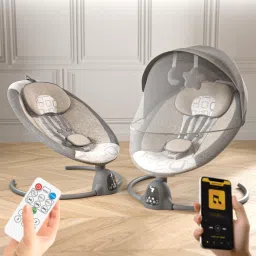 Premium Automatic Electric Baby Swing Cradle with Adjustable Swing Speed, Remote Bouncer-image-88
