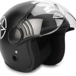 ISI Approved Open Face Motorcycle Helmet|Stylish Bike Riding Helmet Motorbike Helmet-image-56