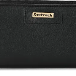 Women Casual Black Artificial Leather Wrist Wallet-image-18