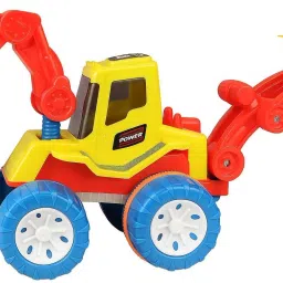 2 in 1 Construction Trucks(Big Size) JCB Loader/bulldozer/monster truck-image-24