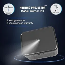 HUNTING PROJECTOR Warrior 010 (850 ANSI /LAMP Life 30000 HRS/Full HD 1080 4K Support) (8000 lm / 1 Speaker / Wireless / Remote Controller) Portable Projector image 5