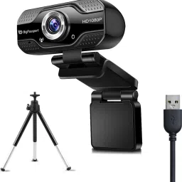 BigPassport Ultra HD Inbuilt Mic 2 MP Webcam USB Connection | Night Vision | Noise Cancellation 2 HD Webcam with Built-In Microphone with Night Vision USB Connectivity-27