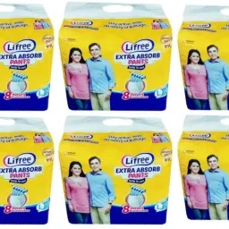 Adult Pant Style Diaper Size Large , Set of 6 packs, 10 pcs per pack Total 60 pcs for waist size 30-39 inches Adult Diapers - L-image-8