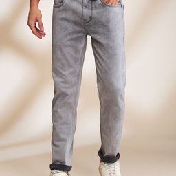 being human Men Slim Mid Rise Grey Jeans-picture-20