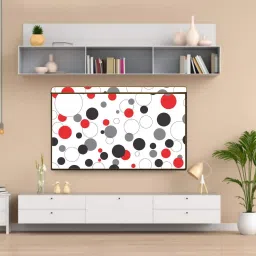 HomeStore-YEP 43 inches LED/LCD TV Cover Circle Red Black for 43 inch LED- 43 inches LED/LCD TV Cover (All Models)-image-43