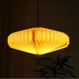 FIG Oblong 2 Off White & Black Textured Spherical Shaped Ceiling Lamp image 2
