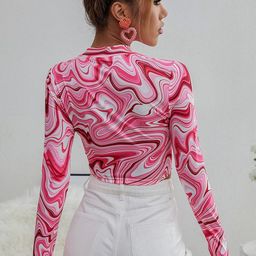 TANDUL Print Crop Top image 4