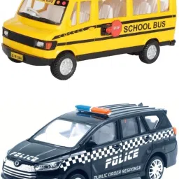 (School Bus & Cristiano 2.0 ) two Car Toy for kids-25