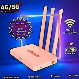 Realtime Wifi Router with free Adapter Router 2.4 GHz 100 Mbps Wifi Speed Single Band Internal & External Antenna MiFi (Sim Based) image 3
