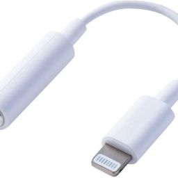 Hespa White Lightning to Headphone Jack Adapter | AUX Audio Dongle Phone Converter-39