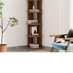 vishwakarma associates MDF Engineered wood Open Book Shelves(Finish Colour-Brown)DIY-Do-It-Yourself) Engineered Wood Open Book Shelf image 5