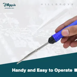 hillgrove Electronic 3in1 Mobile Soldering Iron Equipment Tool Machine Combo Kit Set with Flux Paste and Wire 25 W Simple image 5