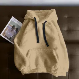 Men Full Sleeve Solid Hooded Sweatshirt-image-55