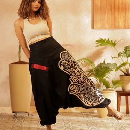 Printed Cotton Men Harem Pants-image-22