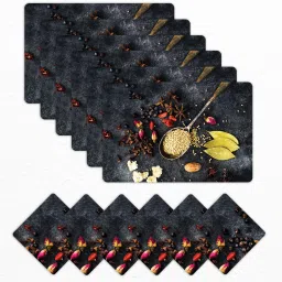 Rectangular Pack of 6 Table Placemat-picture-11