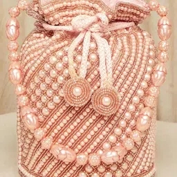falcon bag Girls Beige Potli-picture-32