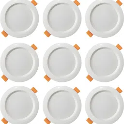 10-Watt LED Ceiling Conceal Panel Down Light White Round Pack of 9 Ceiling Light Ceiling Lamp-13