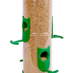 pakshi daya Automatic Bird Food and Water Feeder Combo Hanging, Balcony with Tray Window Bird Feeder image 2