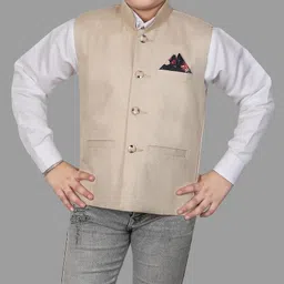qitty Solid Men Waistcoat-picture-21