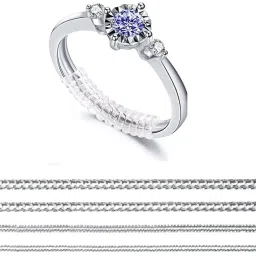 Silver Ring Resizer Ring Sizers Ring Spacers or Tightener Best Gift For love Silicone Ring-image-45
