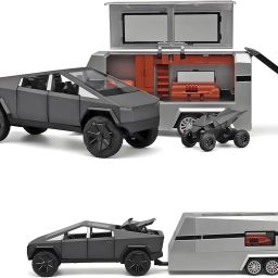 1:32 Tesla Cybertruck Pick-Up Trailer with 6 Openable Doors pc 1-image-106