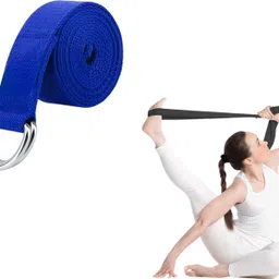 shopeleven Durable Cotton Yoga Strap for Stretching & Fitness Belt for Men and Women Cotton Yoga Strap-picture-24