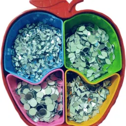 ROUND + TRIANGLE + BOAT + DROP SHAPE MIRROR FOR ART & CRAFT AND JWELLERY AND EMBROIDERY WORKS- TOTAL 1200 PCS-image-10