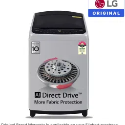 lg 9 kg 5 Star, AI Direct Drive Technology, 6 Motion Direct Drive Fully Automatic Top Load Silver image 2