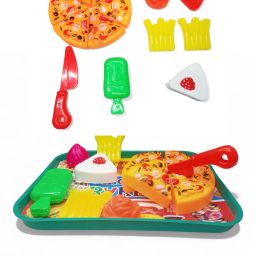 Best Birthday Gift Realistic Pizza Set & Fast Food Play Set for Kids-image-31