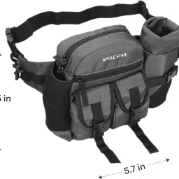 FELIDAE Pro Waist Pack with Detachable Bottle Holder and Camo Waist Bag Combo Pack Travel bag-image-1