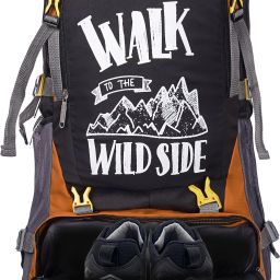 65 L Polyester Travel Outdoor Hacking Bags, Mountain Trekking For Men And Women Rucksack- 65 L-image-3