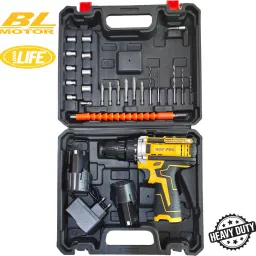 MAF PRO CORDLESS DRILL KIT 12V BRUSHLESS MOTOR 2x12v Battery With Speed Control Power & Hand Tool Kit-image-12